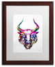 Marc Allante ''Philosopher'' Art, Wood Frame, White Mat, 20x16