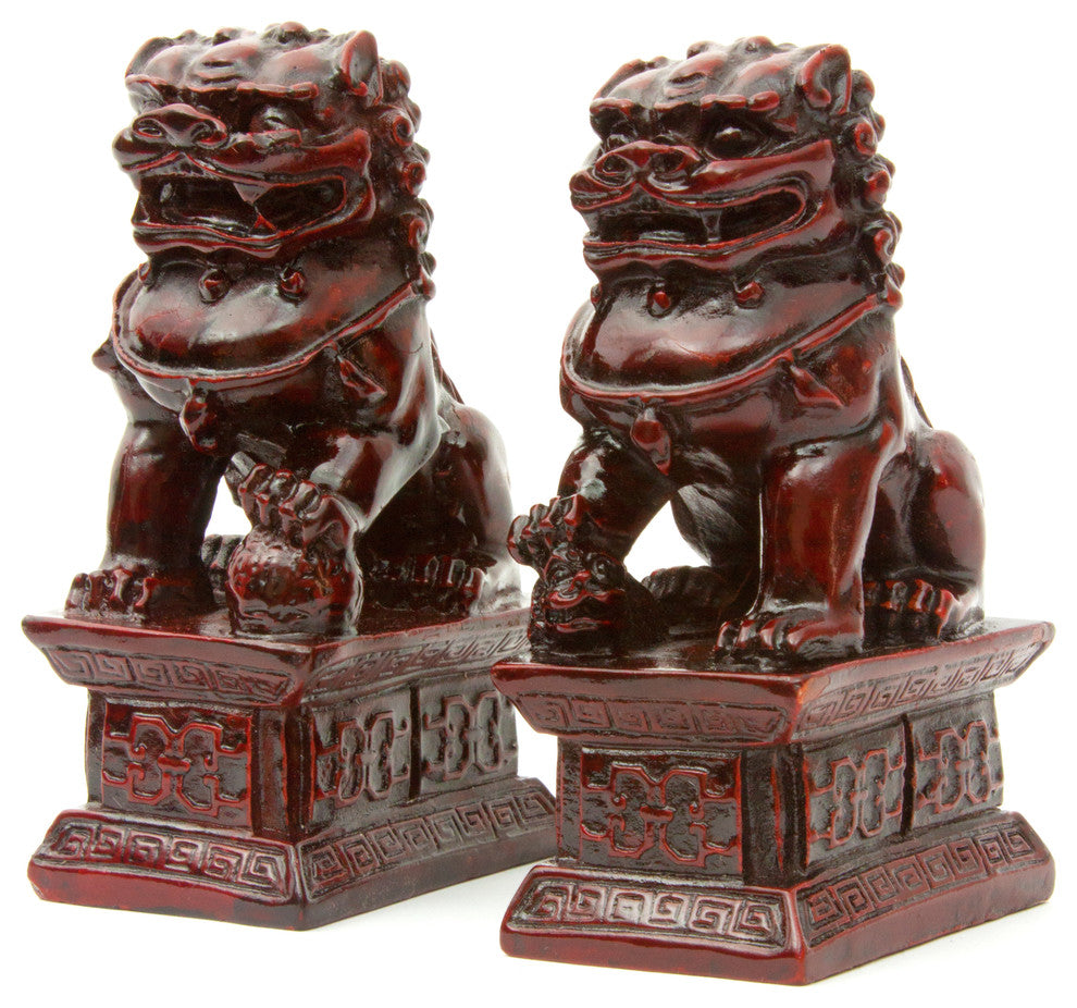 6" Fu Dog Statues