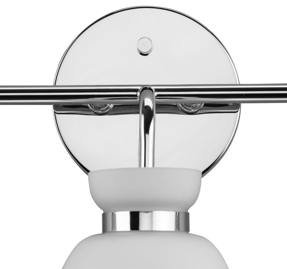 Lexie Collection Contemporary Vanity Light, Polished Chrome