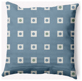 16x16" Li'l Boxes Nautical Decorative Indoor Pillow, Dusty Smoke