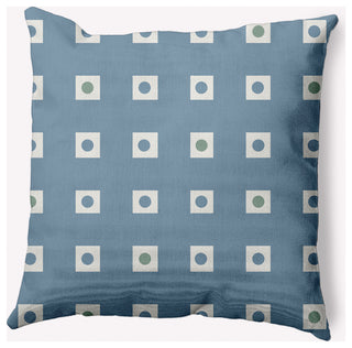 16x16" Li'l Boxes Nautical Decorative Indoor Pillow, Dusty Smoke