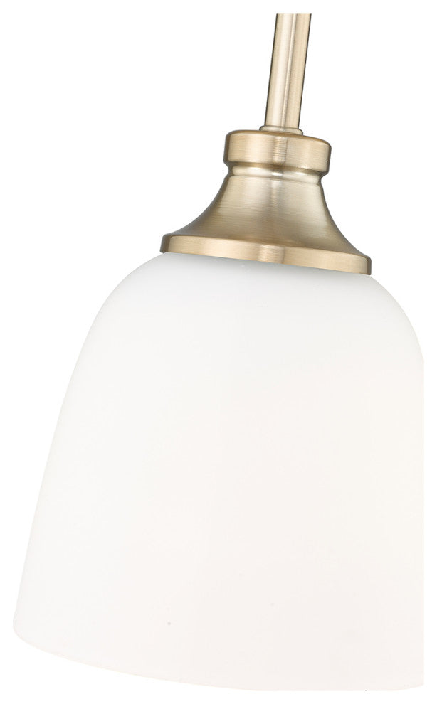 Alberta 1 Light 6" Modern Gold Mini-Pendant