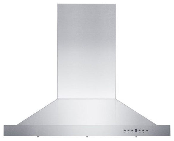 ZLINE 42" Ducted Island Mount Range Hood with Remote Blower in Stainless Steel