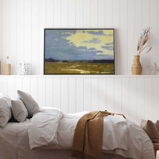 "Lemonade Skies" - A Serene Twilight Canvas Art Print