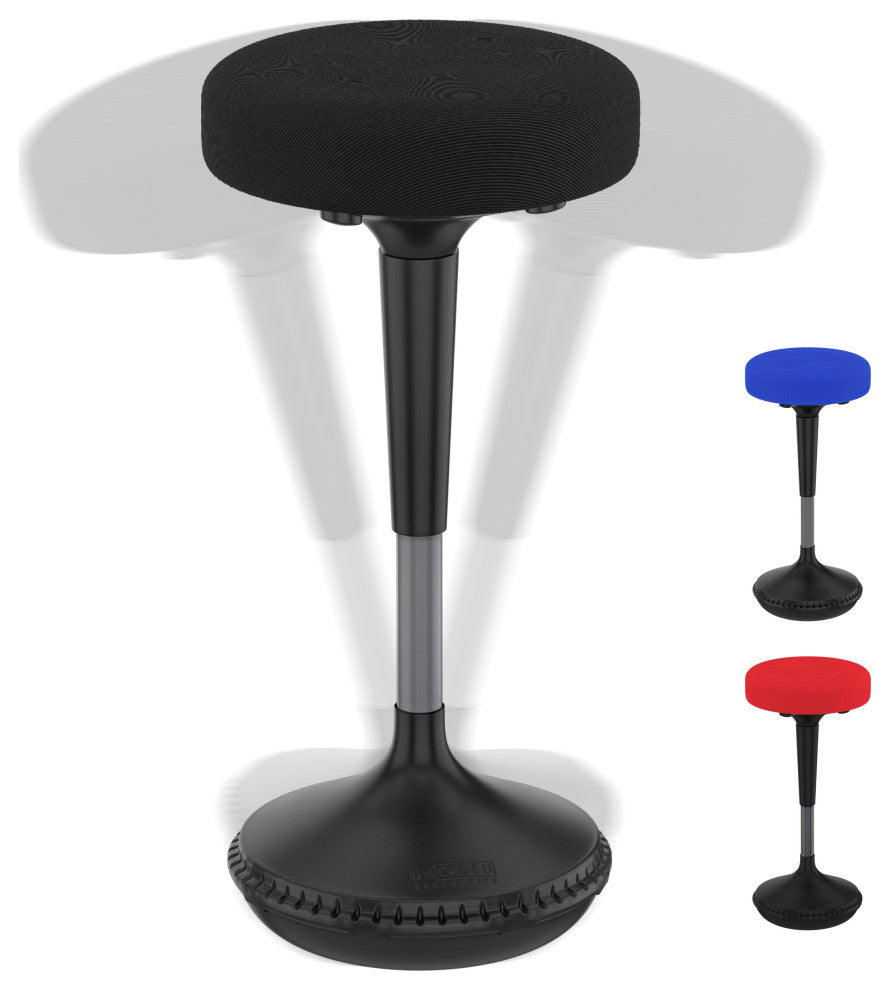 Wobble Stool, Adjustable Height, Black