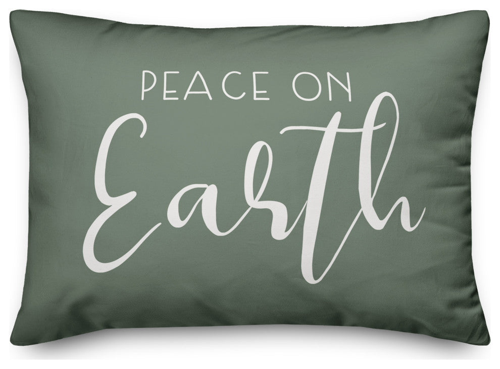 Peace on Earth 14x20 Spun Poly Pillow