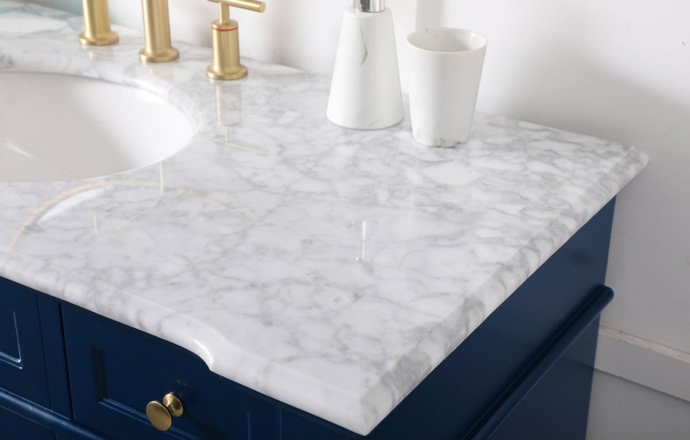 Weston Single Bathroom Vanity Set, Blue, 48
