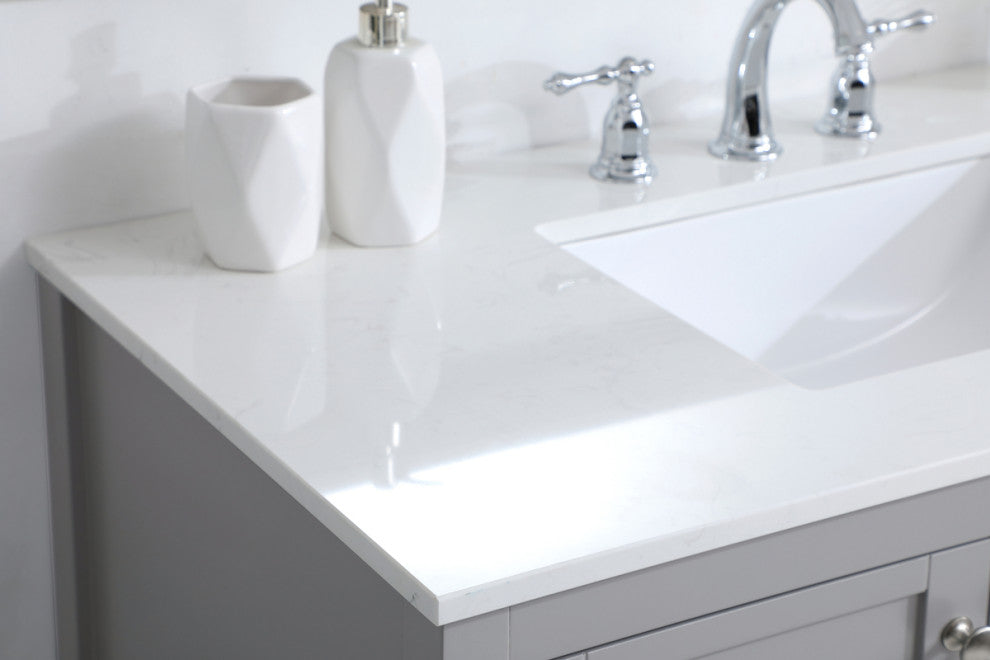 Tucker Grey 42" Single Sink Bathroom Vanity