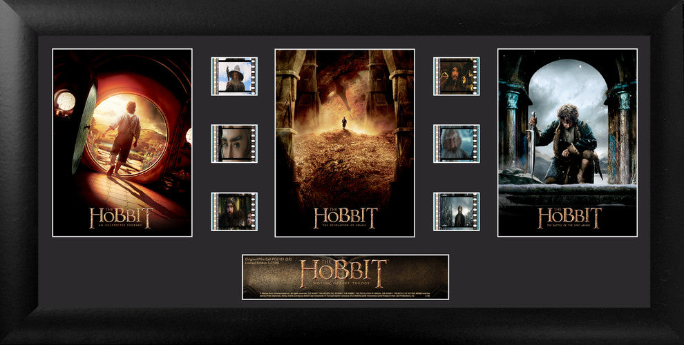 Hobbit Trilogy Framed FilmCell Wall Art