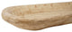 Extra Long Rustic Farmhouse Primitive Wooden Dough Bowl, Antiqued White, Long