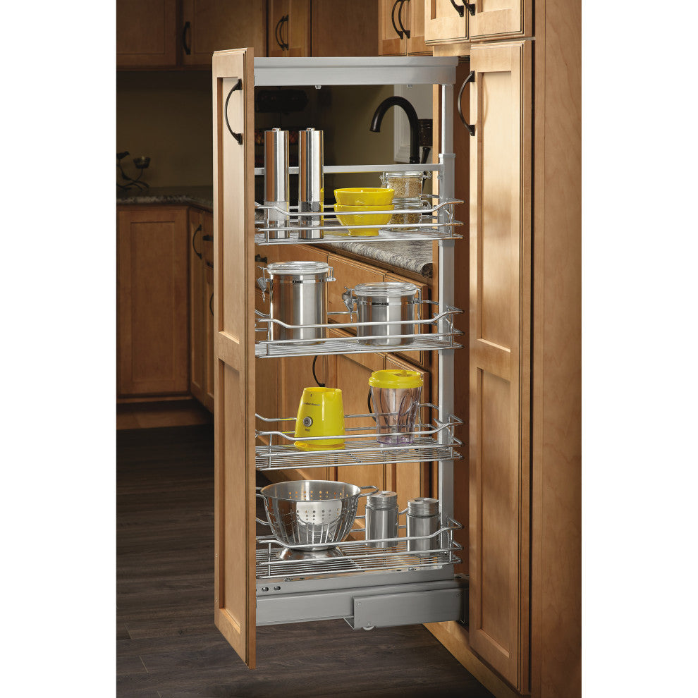 Adjustable Pantry System for Tall Pantry Cabinets, 17.6"