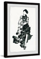 "Flowy Skirt II" Framed Painting Print, 16"x24"