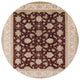 Ahgly Company Indoor Round Mid-Century Modern Area Rugs, 6' Round