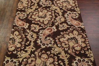 Agra All-Over Nature & Floral Hand-Tufted Oriental Area Rug, Brown, 11'0"x8'3"