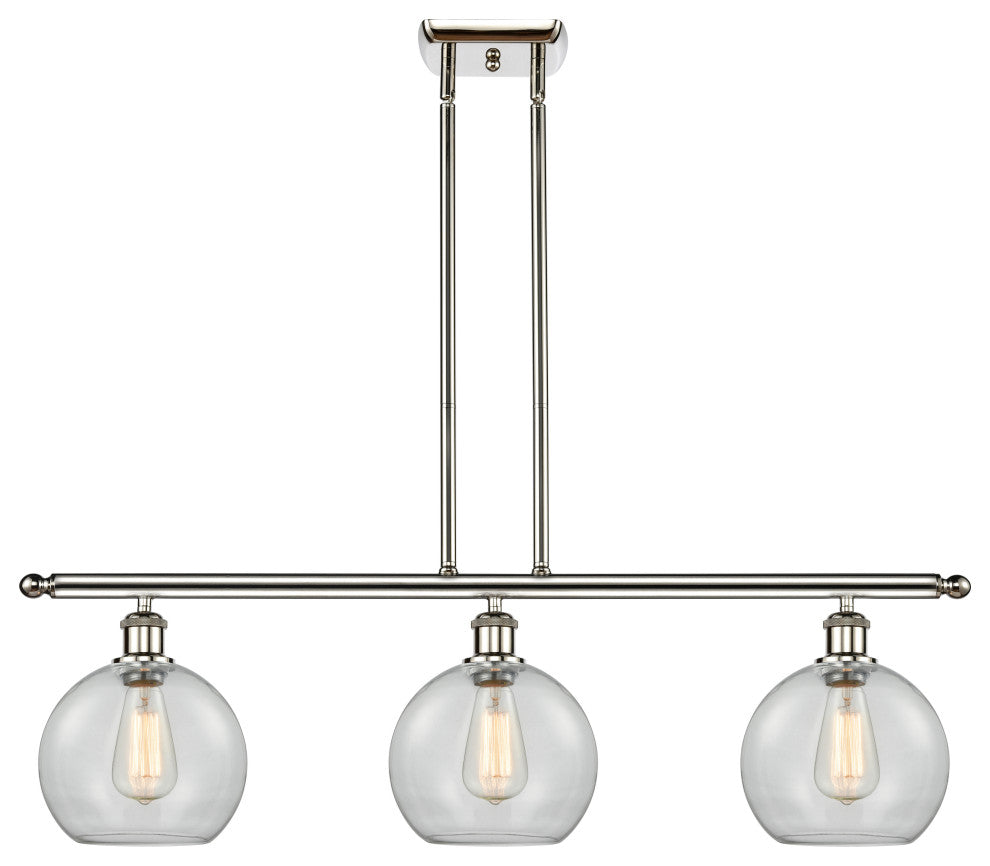 Innovations Lighting 516-3I-PN-G122-8 Athens 3 Light 36" Island Light
