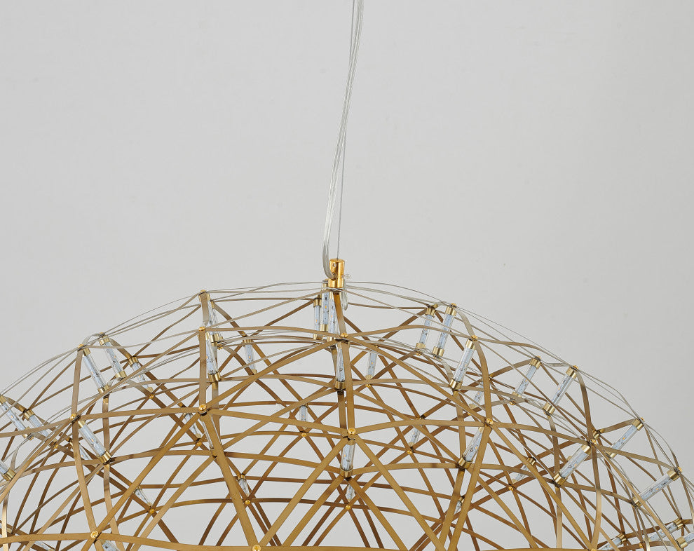 Star Light LED Light Fixture, Gold