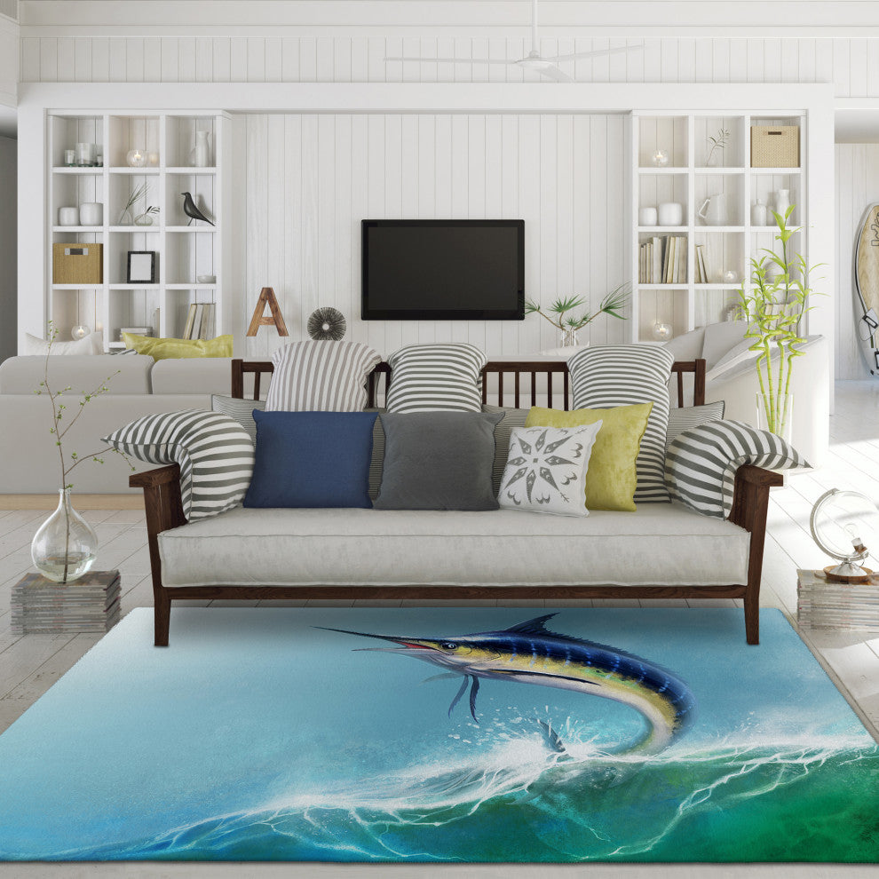 Indoor/Outdoor Harbor HA2 Bermuda Machine Washable 9' x 12' Rug