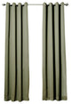 Solid Grommet Top Thermal Insulated Blackout Curtains, Pair, Olive