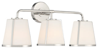 Fulton 3 Light Polished Nickel Bathroom Vanity