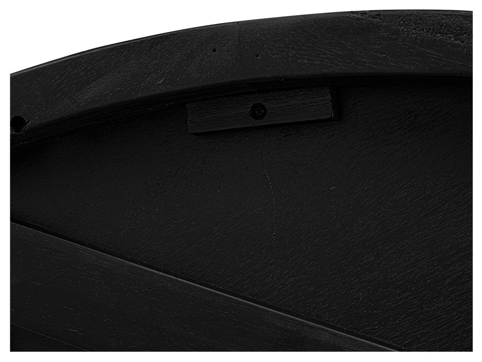 Parq 60in Round Dining Table Black