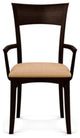 Copeland Ingrid Upholstered Armchair, Smoke Cherry, Sand Microsuede