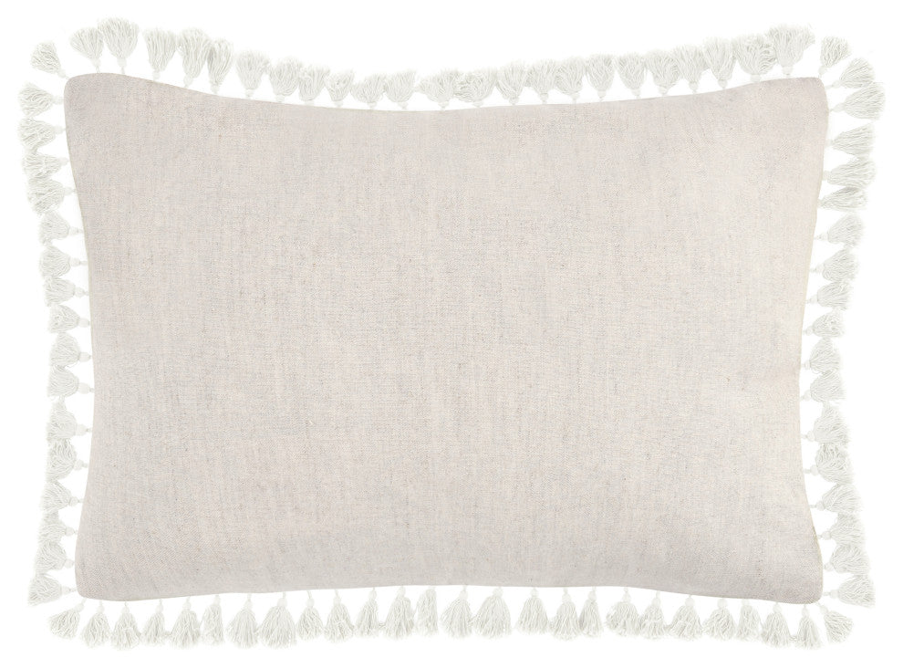 Lily Cotton Linen Blend Throw Pillow by Kosas Home, 14x20