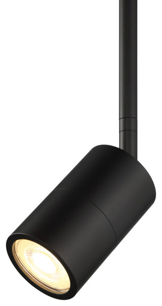 Cafe 1 Light LED Wall Or Ceiling Spotlight, Matte Black