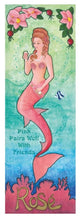 "Nouveau Mermaid Rose v2" Digital Paper Print by Elyse DeNeige, 20"x56"