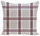 Criss Cross Applesauce Geometric Print Outdoor Pillow, Bordeaux, 20"x20"