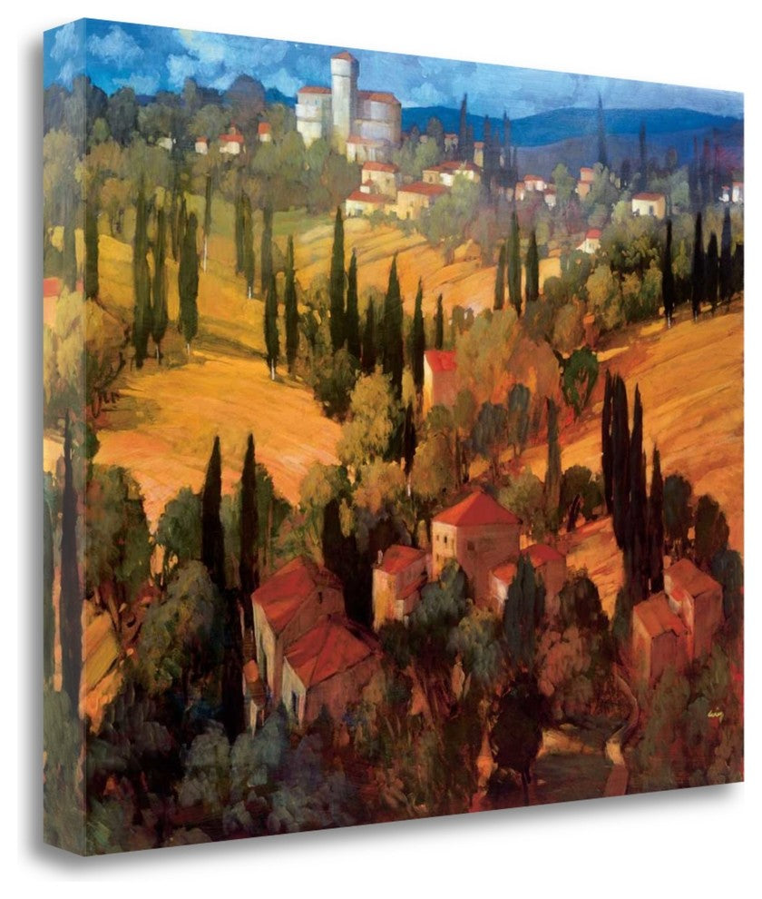 "Tuscan Castle" By Philip Craig, Giclee Print on Gallery Wrap Canvas