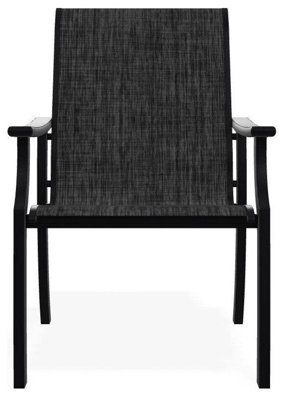 St. Catherine Sling Outdoor Armchair, Augustine Shadow/Black
