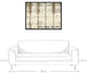 Piano Keys Music  30x40 Black Floating Framed Canvas