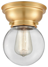 Innovations 623-1F-SG-G202-6-LED 1-Light Flush Mount, Satin Gold