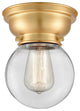 Innovations 623-1F-SG-G202-6-LED 1-Light Flush Mount, Satin Gold