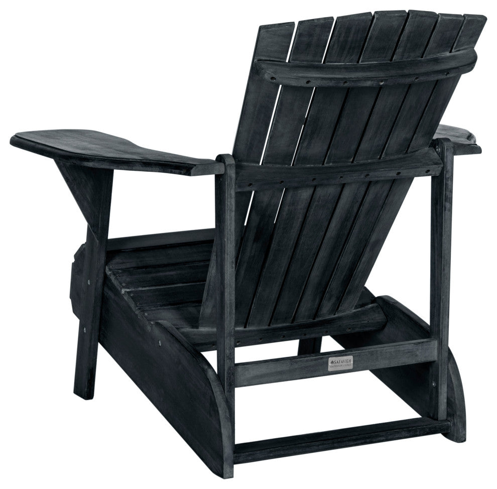 Safavieh Mopani Outdoor Chair, Dark Slate Gray