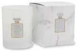 Gold Glass Icon Candle, Perfume Bottle