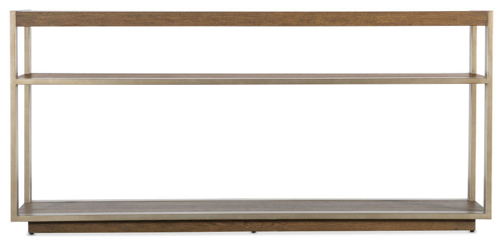 Hammon Wood/Metal Square Console Table