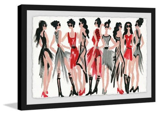 "Runway Day" Framed Painting Print, 45"x30"