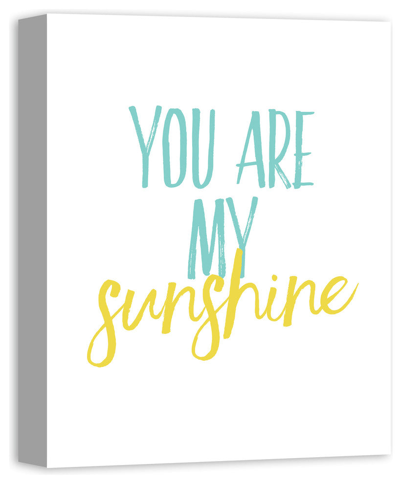 You Are My Sunshine 16x20 Canvas Wall Art