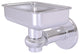Continental Wall Mount Soap Dish Holder With Twist Accents, Satin Chrome