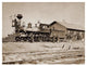 "Wyoming Station, Engine 23 on Main Track, May 1868" Paper Art, 18"x14"
