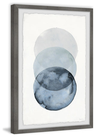 Circles Overlap Framed Painting Print, 24"x36"