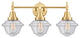 Innovations 447-3W-SG-G534 3-Light Bath Vanity Light, Satin Gold