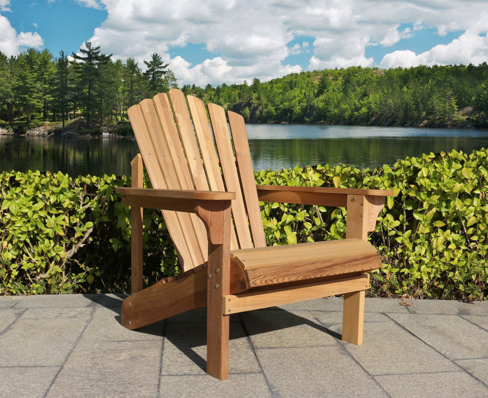 Riverside Adirondack Chair, Western Red Cedar