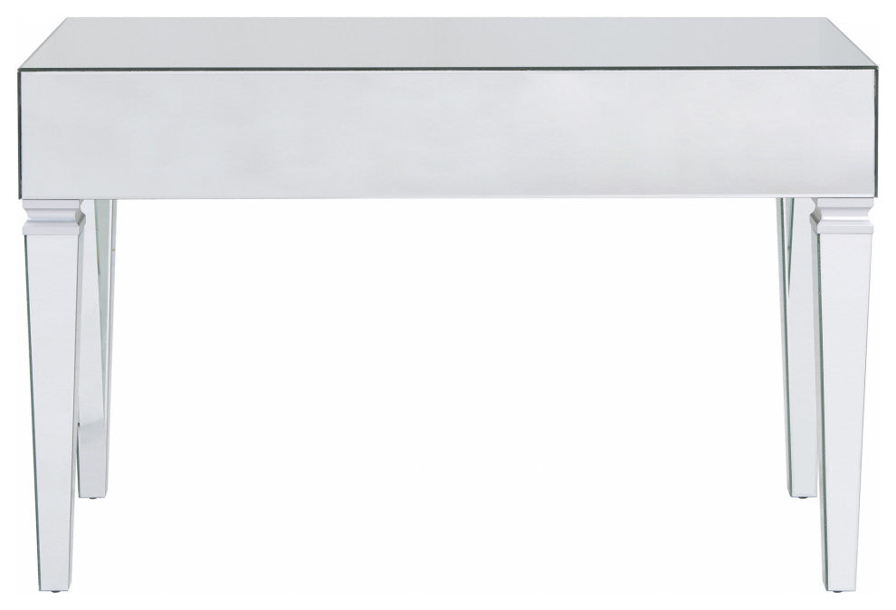 Silver Mirrored Glam Desk