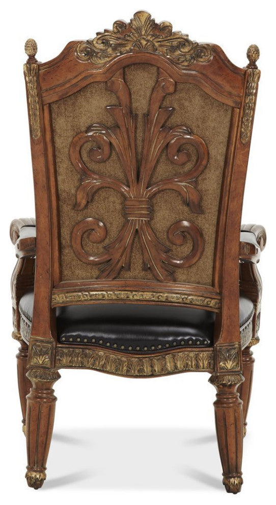 Aico Amini Villa Valencia 2 Arm Chair in Classic Chestnut