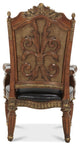 Aico Amini Villa Valencia 2 Arm Chair in Classic Chestnut