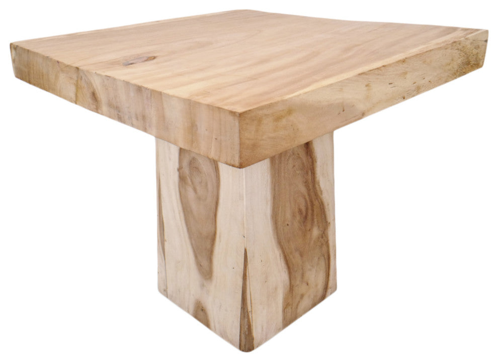 Square Monkey Pod Dining Table