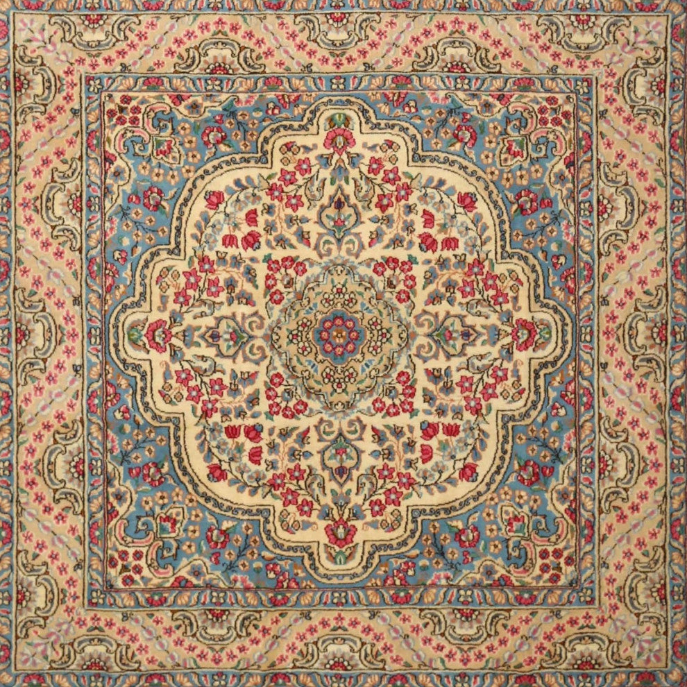Ahgly Company Indoor Square Traditional Area Rugs, 7' Square