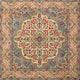 Ahgly Company Indoor Square Traditional Area Rugs, 7' Square